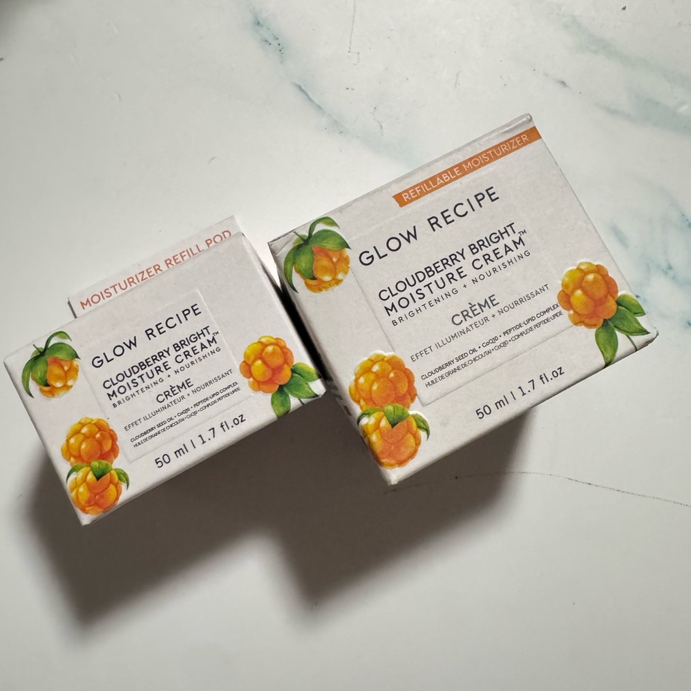 Glow Recipe Cloudberry Bright Cream with refill!